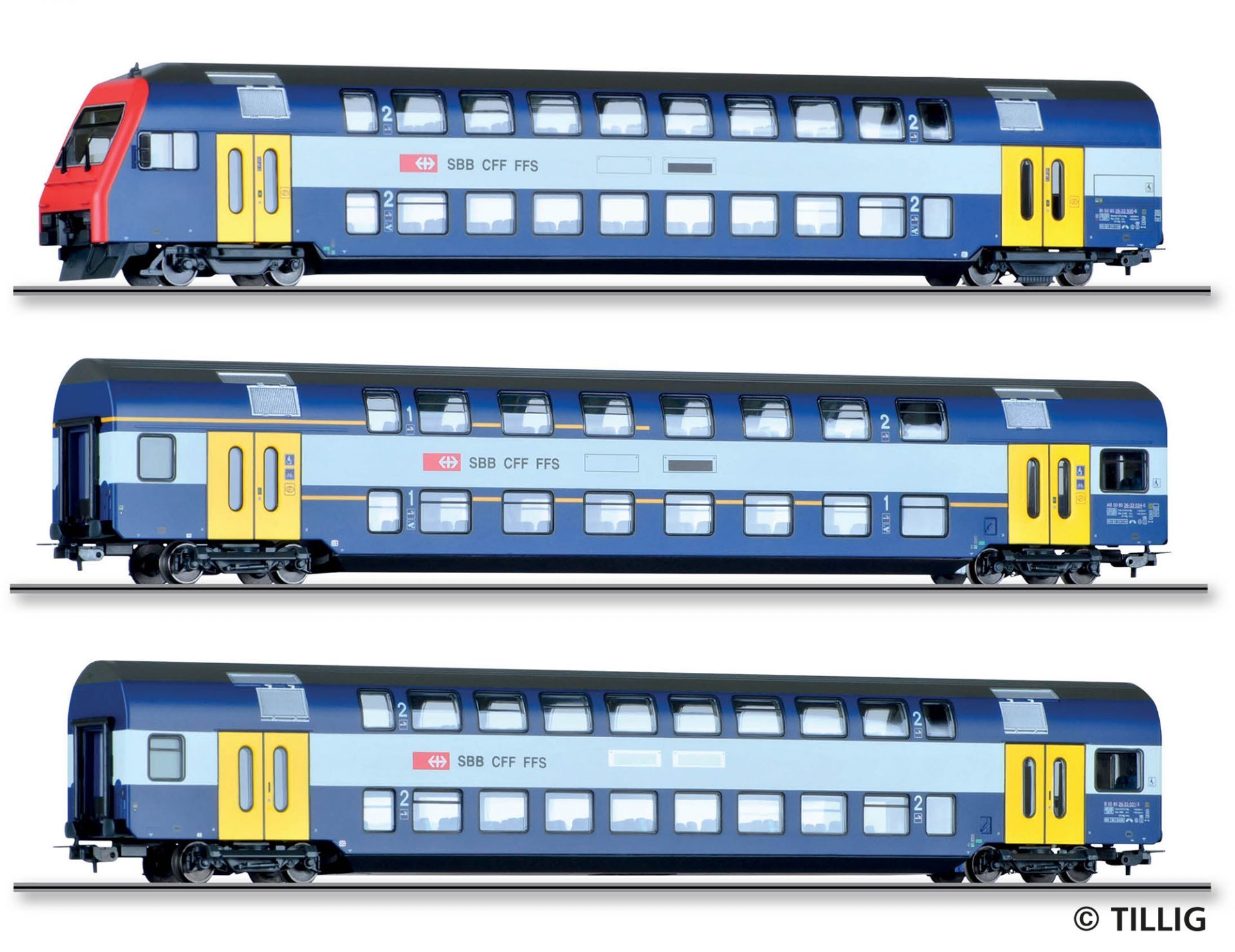 Tillig Zürcher S-Bahn Wagen
