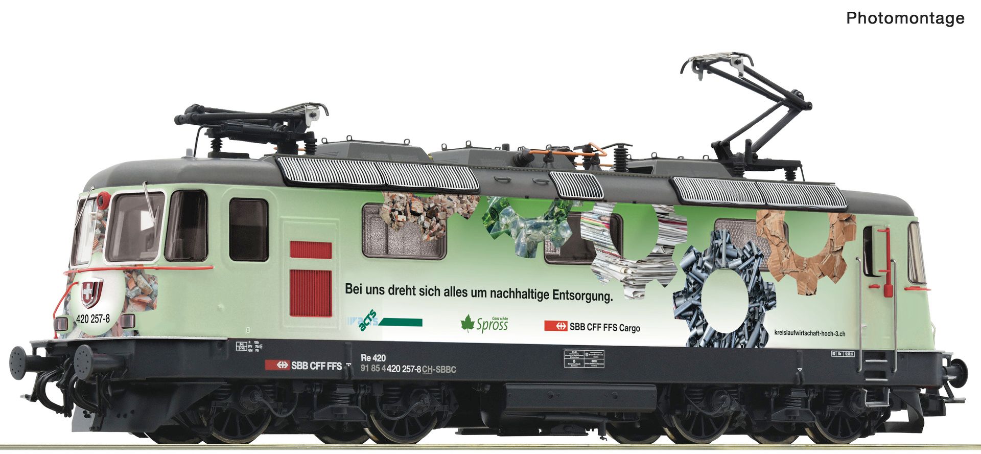 Roco Kreislaufwirtschaft Re 420 SBB Cargo